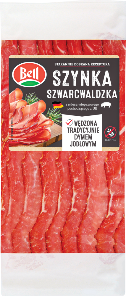 Szynka Szwarcwaldzka Bell 100g widok główny
