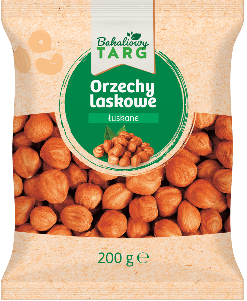 Orzechy laskowe Bakaliowy Targ 200g widok główny