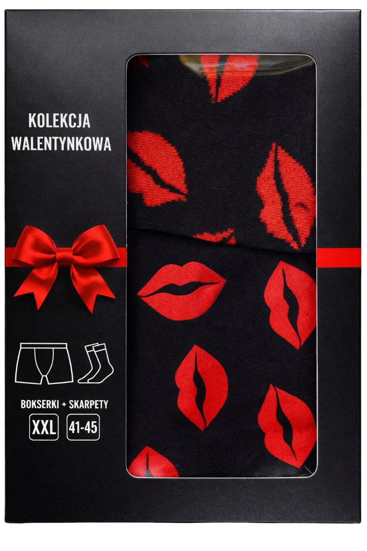 Zestaw prezentowy bokserki i skarpetki widok 1
