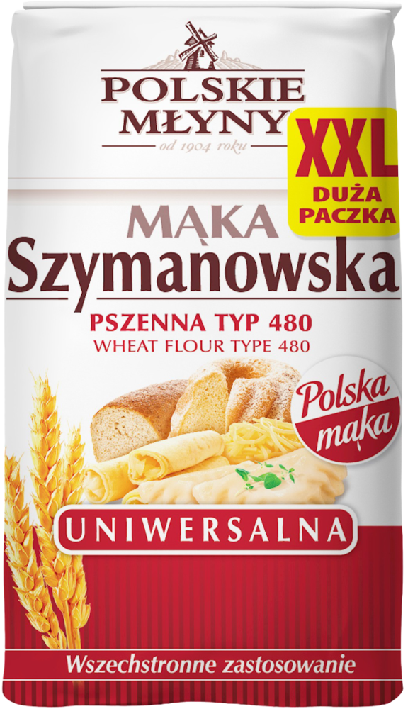 Mąka pszenna Szymanowska typ 480 Polskie Młyny 2kg widok 1