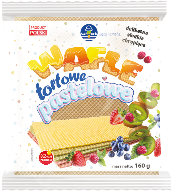 Wafle tortowe Soforek 160g widok 1