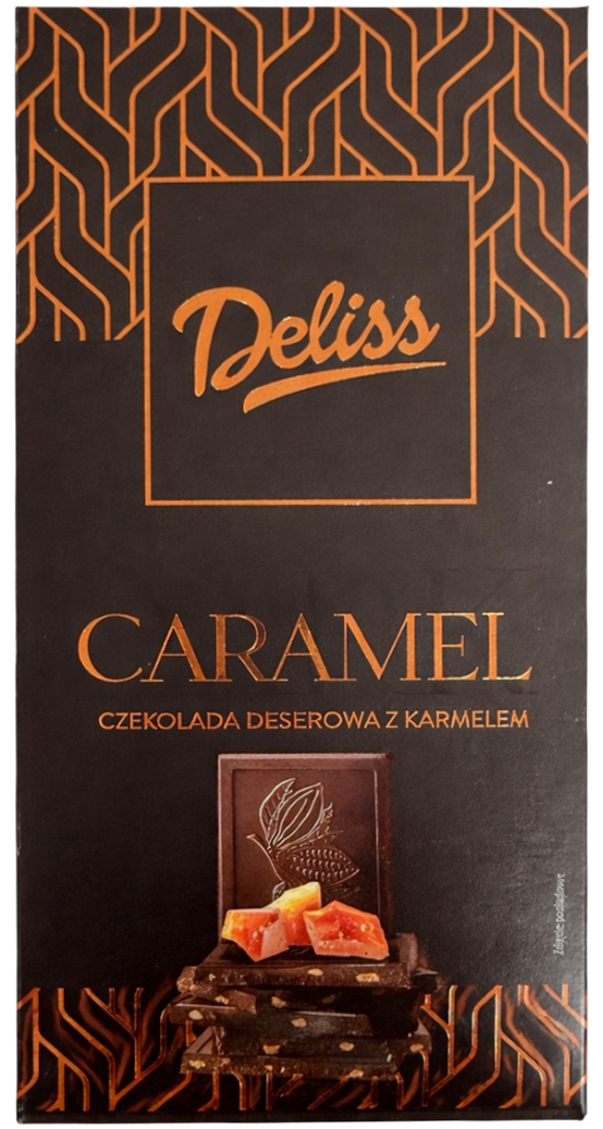 Czekolada deserowa z karmelem Deliss 100g widok 1