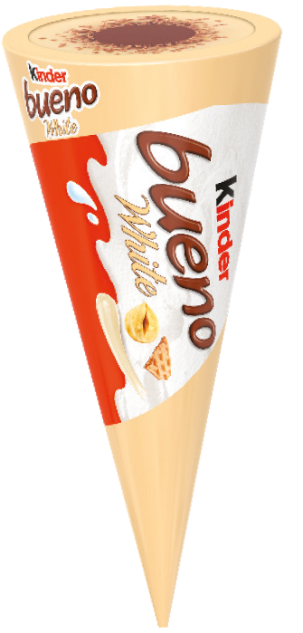Lody rożek Kinder Bueno white 90ml widok główny