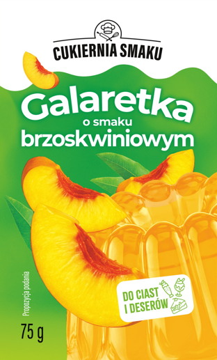 Galaretka o sm brzoskwiniowym Cukiernia Smaku 75g widok 1