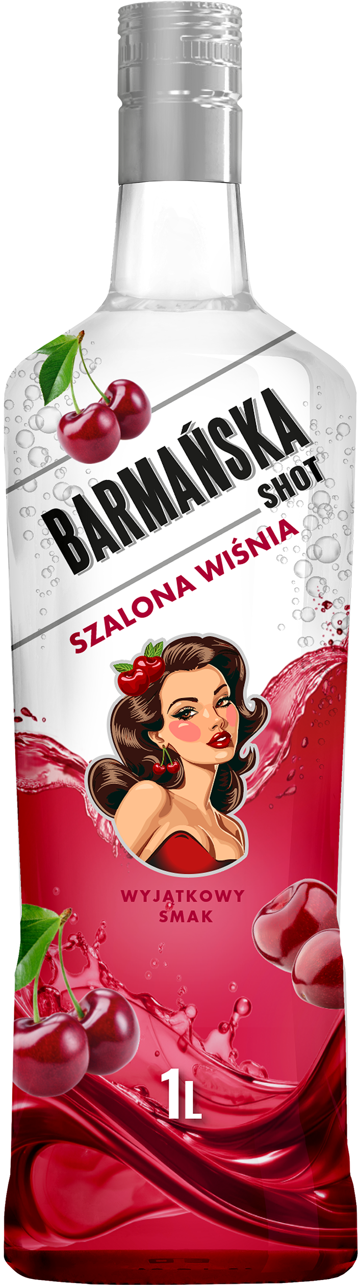 Napój winny alk. szal wiśn shot Barmańska 1l 14,5% widok 1