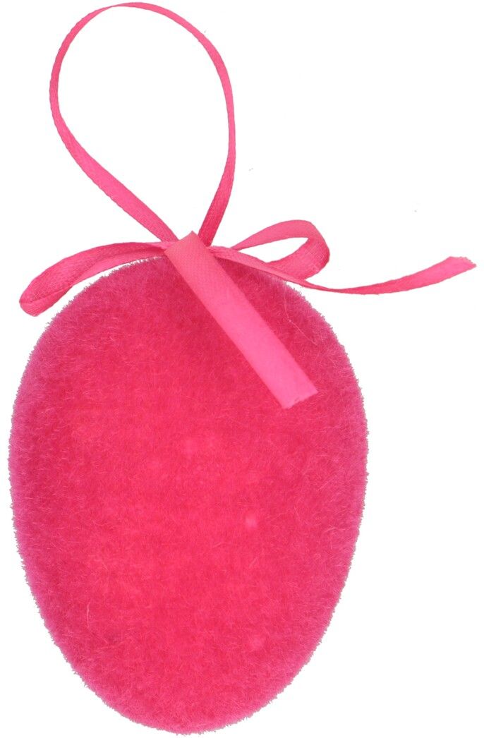 Zawieszka flokowana jajko 9cm WN26 widok 2