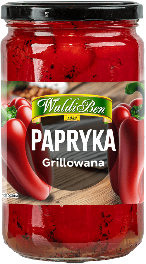 Papryka grillowana Waldiben 680/400g widok 1