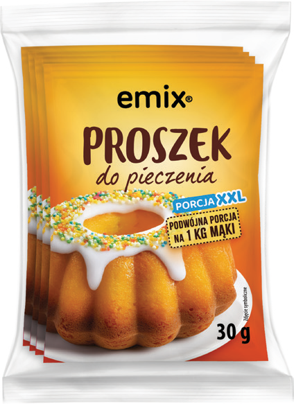 Proszek do pieczenia Emix 4x30g widok 1