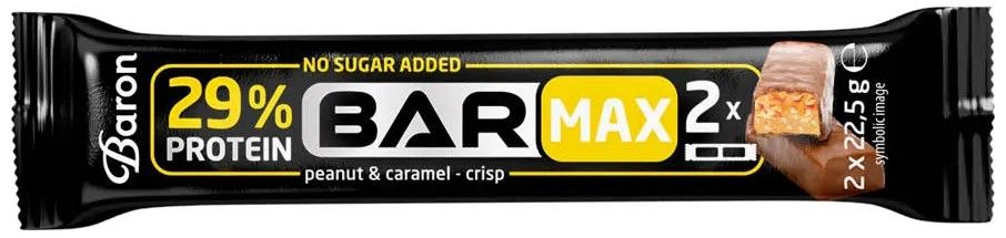 Baton proteinowy Bar Max peanut&caramel 2x22,5g widok 1