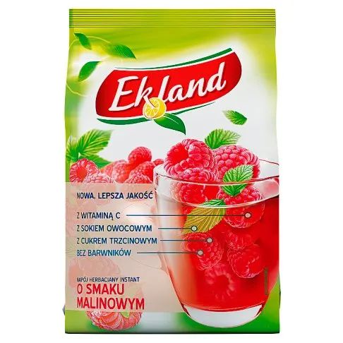 Napój herbaciany malina Ekland 300g widok główny 