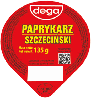 Paprykarz szczeciński Dega 135g widok 1