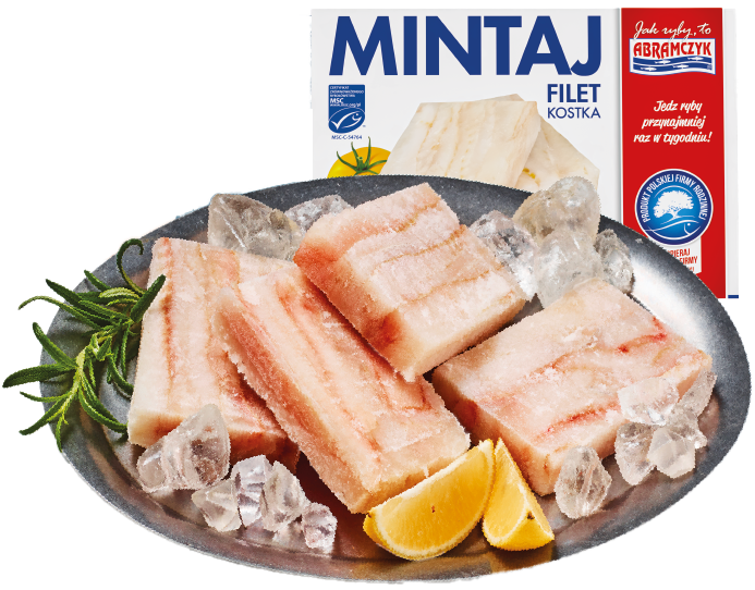 Mintaj filet kostka Abramczyk 400g/380g widok główny