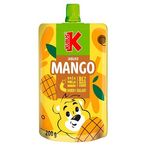 Mus jabłko mango Kubuś 200g widok 1