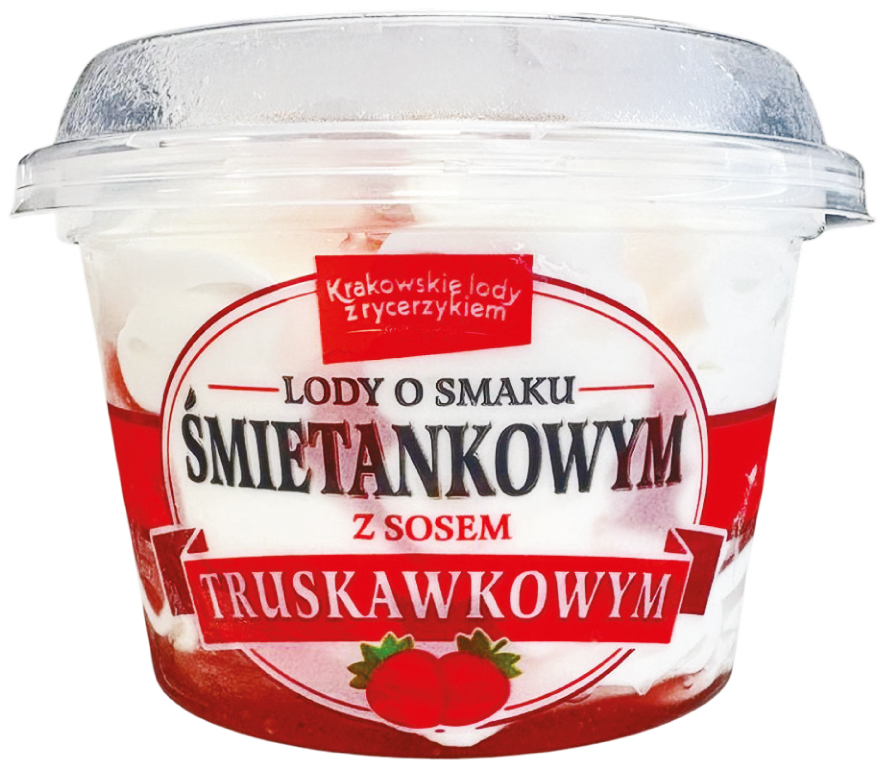 Lody kubek czekolad./trusk. z sosem B&G 220ml mix widok 1