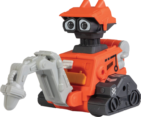 Zabawka robot maszyna budowlana z napędem mix widok 1