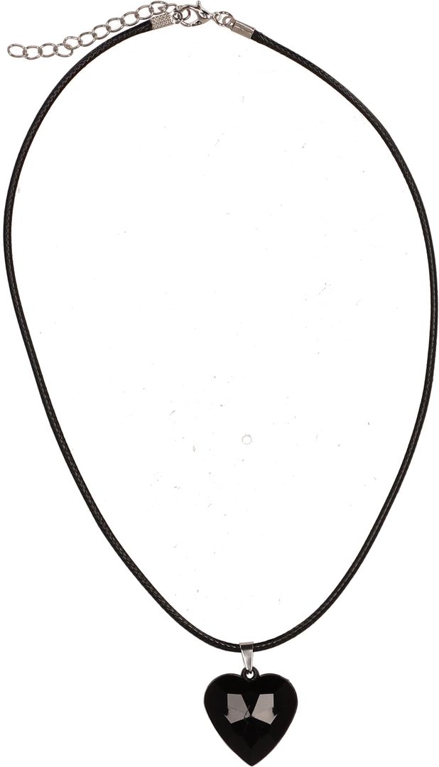 Naszyjnik/choker z serduszkiem mix widok 2