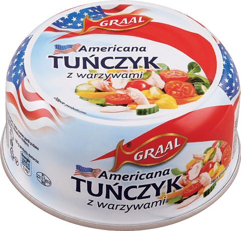 Sałatka tuńczyk americana/mexicana Graal 280g mix widok 1