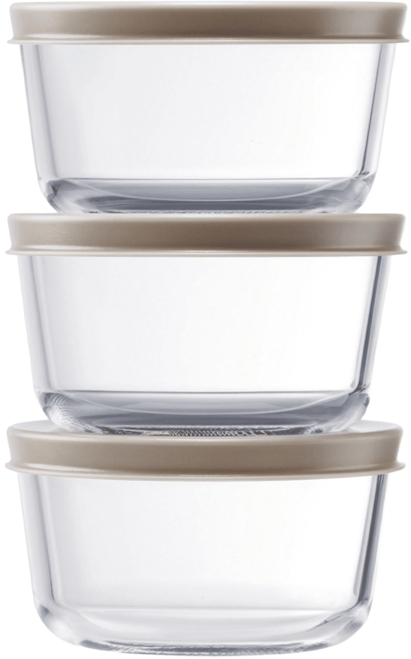 Zestaw pojemników żaroodpornych z pokryw. 3x250ml widok główny 