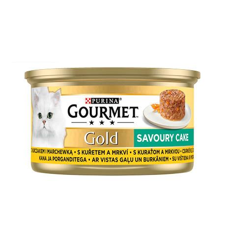 Karma dla kota mokra kurczak z march. Gourmet 85g widok 2