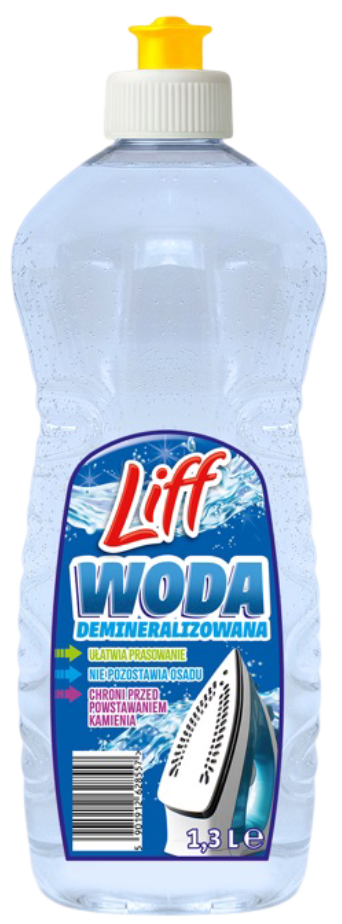 Woda demineralizowana Liff 1,3l widok 1