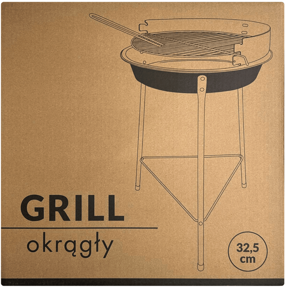 Grill okrągły 32,5cm widok 1