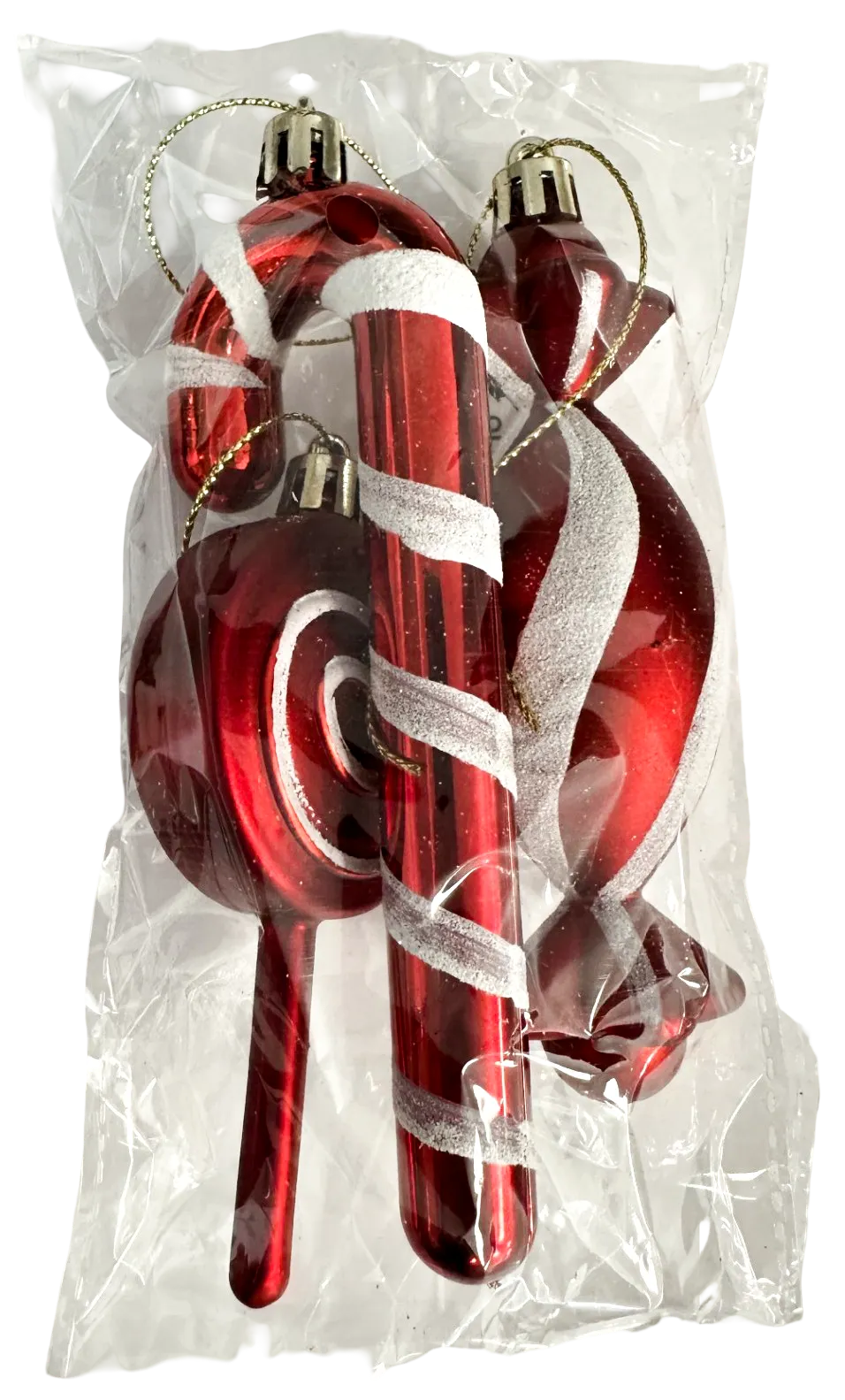 Zawieszki plastikowe na choinkę 3szt BN25 widok główny 