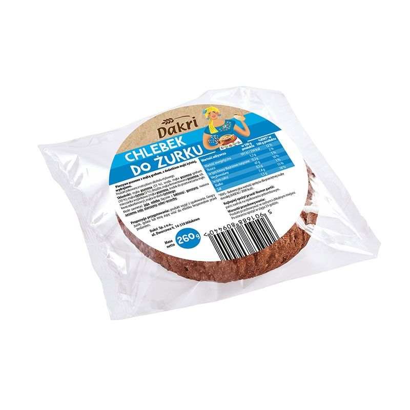 Chlebek do żurku Dakri 260g widok 2