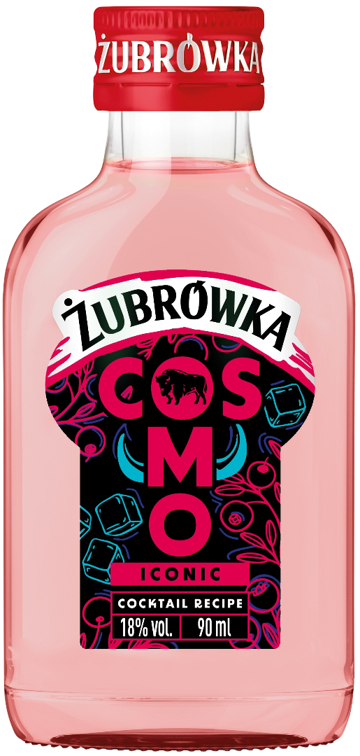Likier Żubrówka iconic cosmo 90ml 18% widok 1