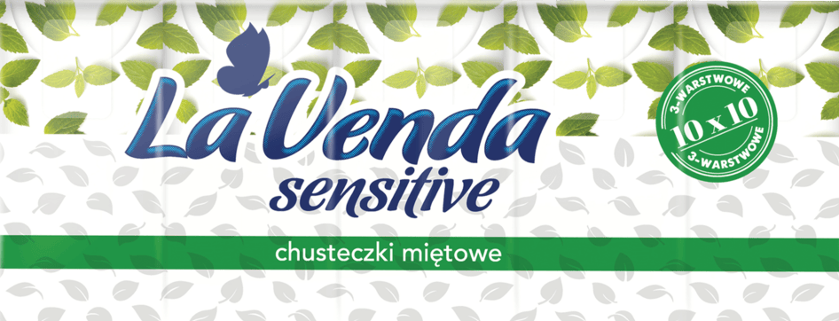 Chusteczki hig. Lavenda sensitive 3w 10szt widok 1