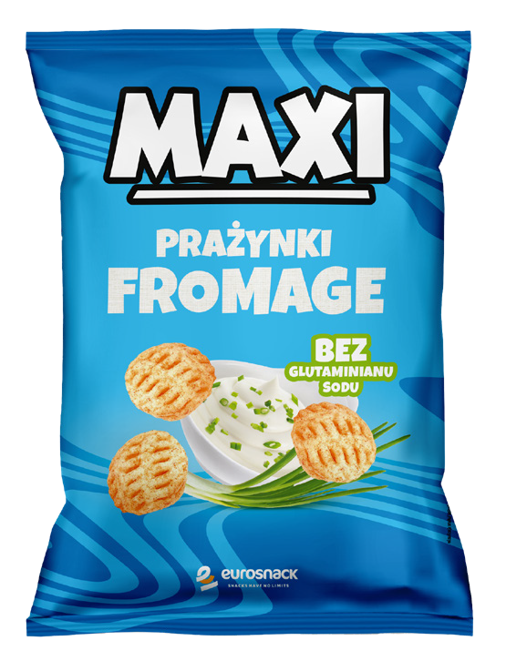 Prażynki Maxi texas grill/froma Eurosnack 110g mix widok główny