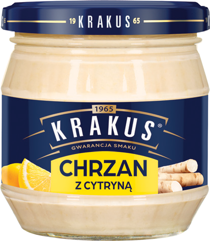 Chrzan z cytryną Krakus 180g widok 1