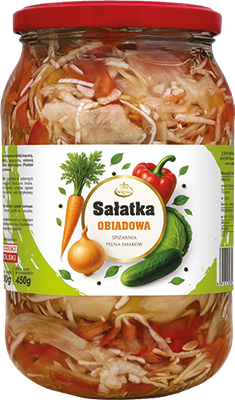Sałatka obiadowa Wojna 880/450g widok 1