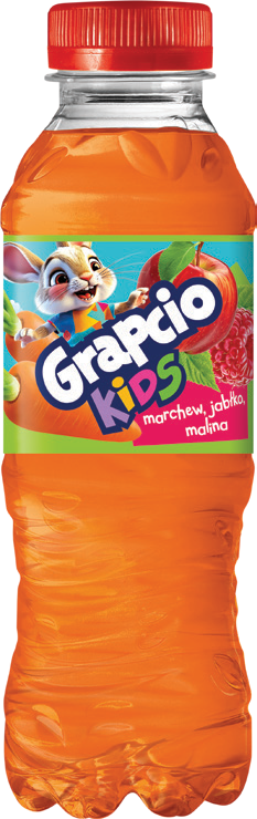 Nektar marchew malina jabłko Grapcio 0,5l widok 1