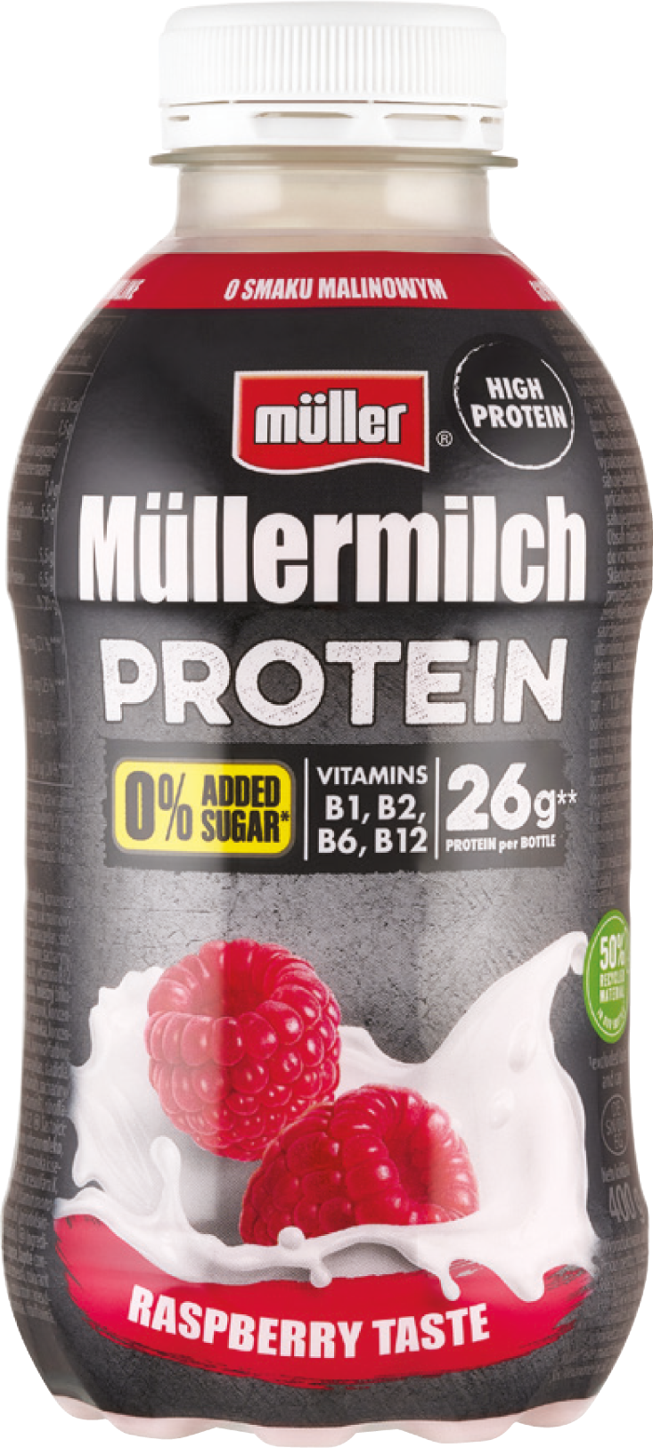 Mleko proteinowe Mullermilch 400g mix widok 1