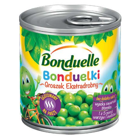 Groszek ekstradrobny bonduelki Bonduelle 160/140g widok 1