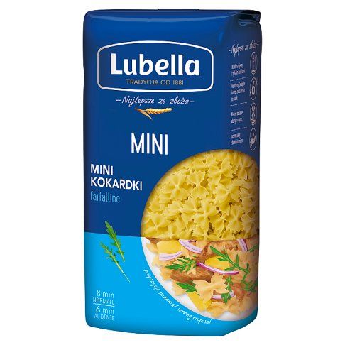 Makaron mini kokardka Lubella 400g widok 2