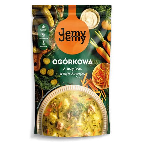 Zupa ogórkowa z mięsem JemyJemy 450g widok 1