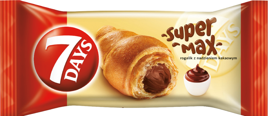 Rogal kakaowy 7Days Max 110g widok główny