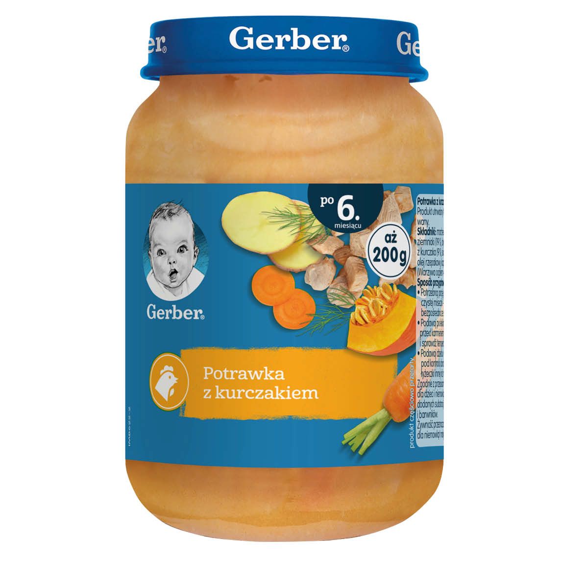 Danie potrawka z kurczakiem Gerber 200g widok 1