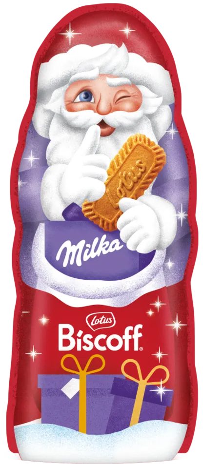 Figurka Mikołaj Biscoff Milka 95g BN25 widok 1