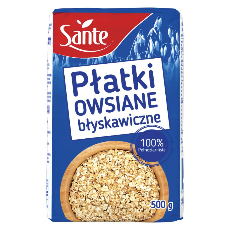 Płatki owsiane błyskawiczne Sante 500g widok 1