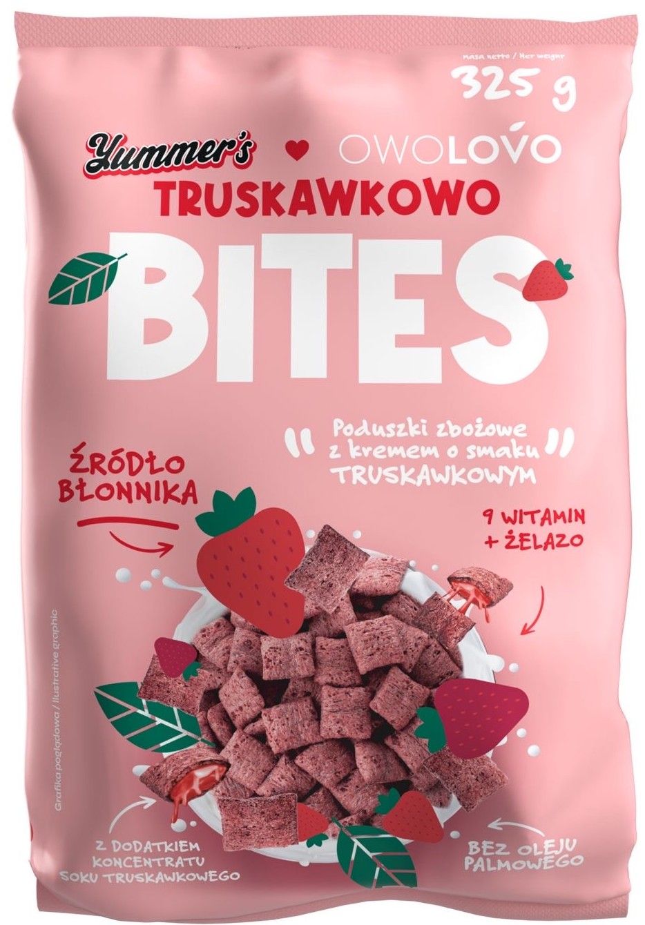 Płatki poduszki o sm. trusk Yummer's Owolovo 325g widok 1