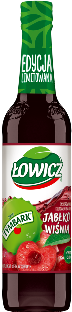 Syrop jabłko wiśnia Łowicz 400ml widok 1
