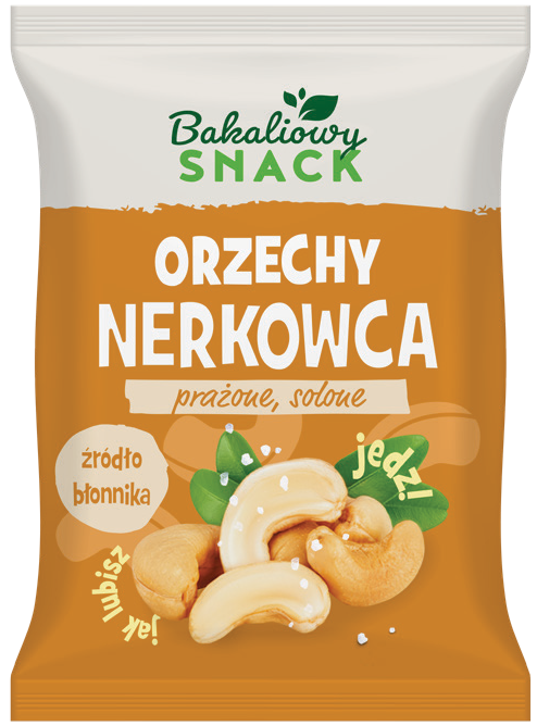Orzechy nerkowca prażone sol. Bakaliowy Snack 200g widok 1