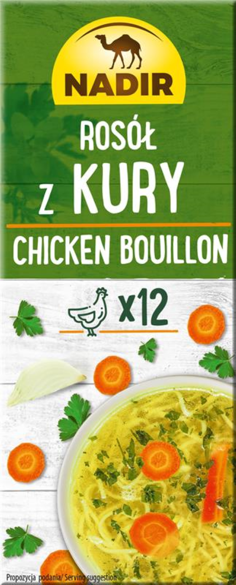 Rosół z kury w kostkach Nadir 120g widok 1