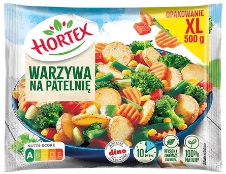 Warzywa na patelnię Hortex 500g widok główny