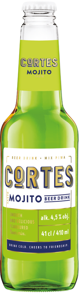 Piwo Cortes mojito 410ml 4,5% but. bzzw. widok główny