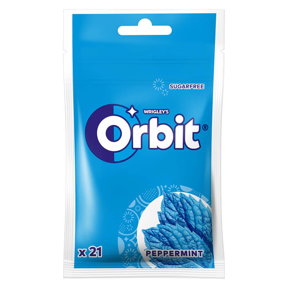 Guma Orbit peppermint drażetki 21szt widok 1