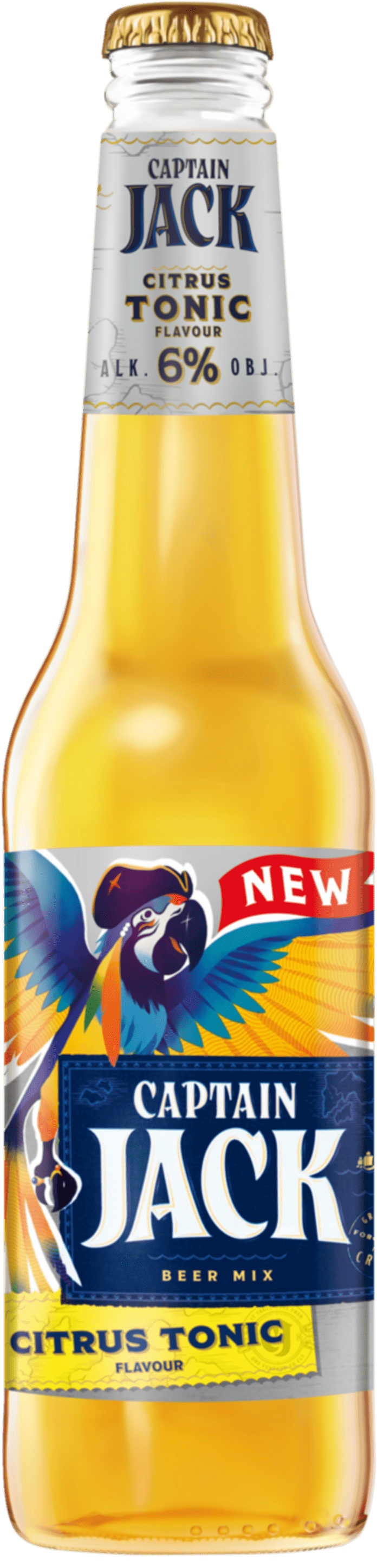 Piwo Captain Jack citrus tonic 400ml 6% but. bzzw. widok 1