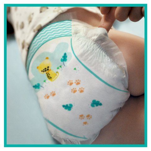 Pieluchy 3 midi 6-10kg active baby Pampers 54szt widok 6